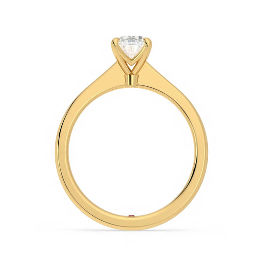 Serenelle 18k Yellow Gold Engagement Ring