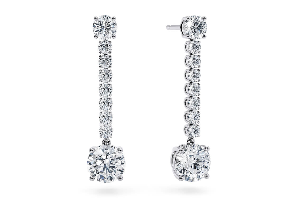 Add effortless movement and radiance to your jewellery collection with the Arden Drops. Designed to showcase your selected matching diamonds, these earrings are set to highlight every sparkle in a refined, graceful setting.