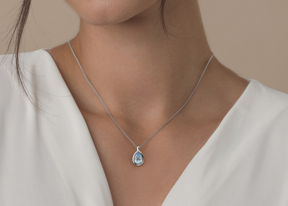 Azure Bloom Pendant