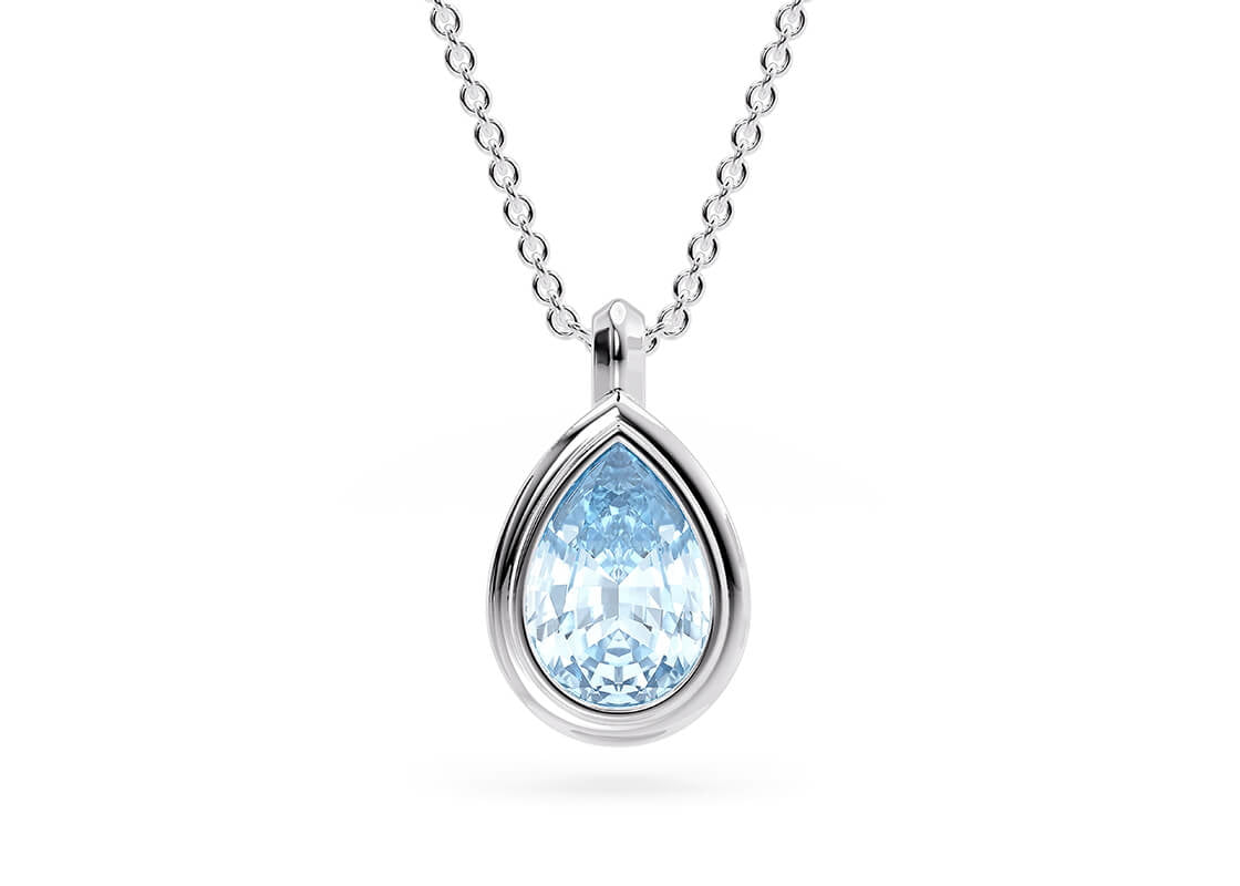 Azure Bloom Pendant