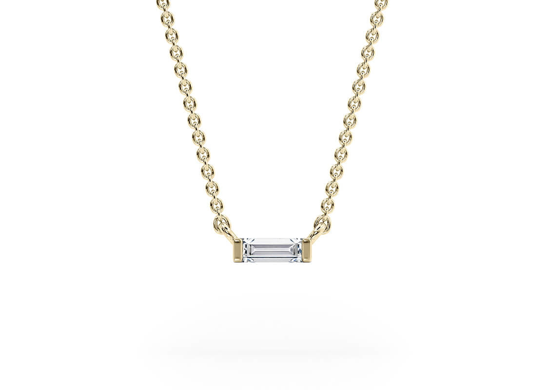 Baguette Necklace