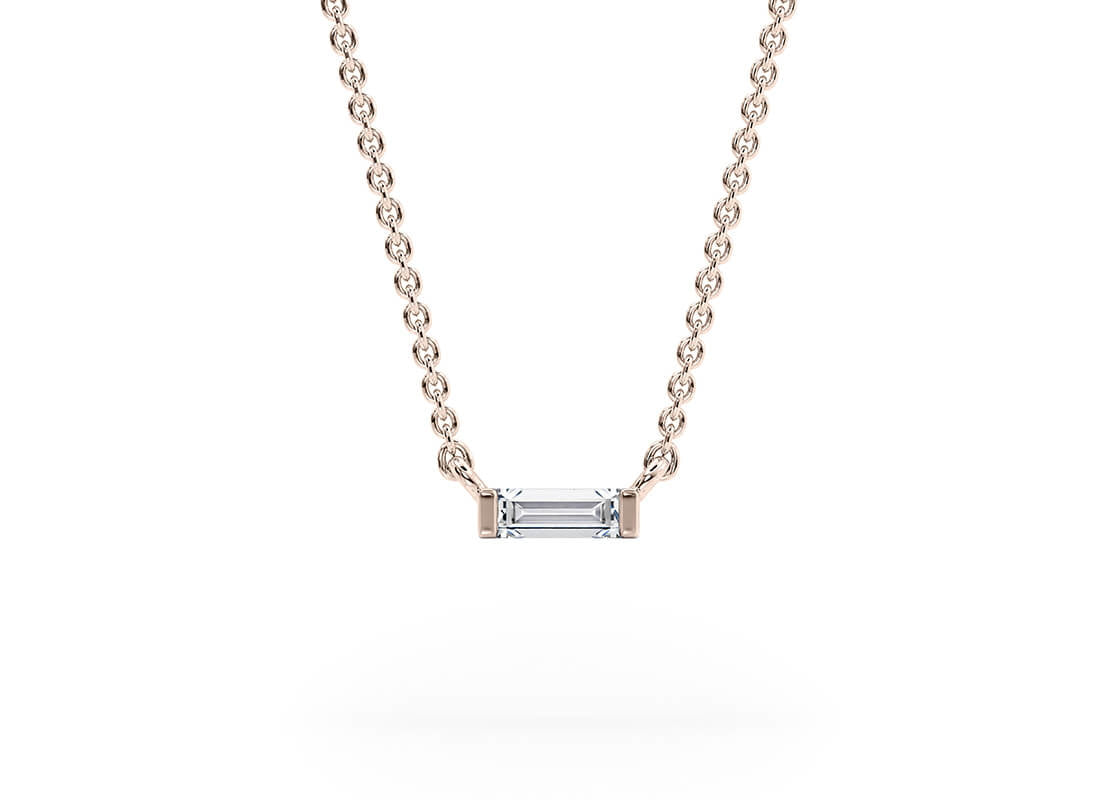 Baguette Necklace
