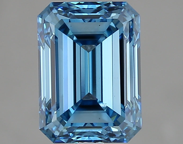 Emerald 2.01ct Fancy Vivid Blue VS1