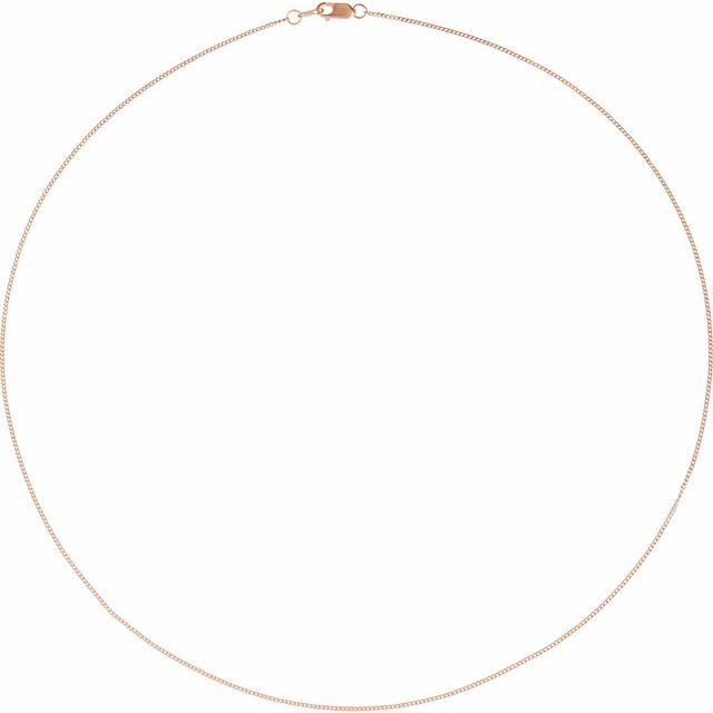 14k-rose-gold--diamond-cut-curb-24"-chain