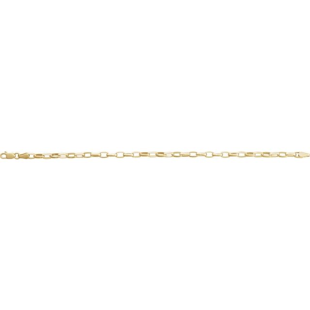 14k-yellow-gold--puffed-oval-cable-7"-chain