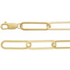 14k-yellow-gold--paperclip-style-7"-chain