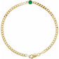 14k-yellow-gold-lab-grown-emerald-link-7"-bracelet