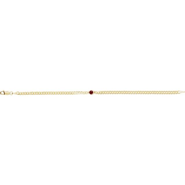 14k-yellow-gold-lab-grown-ruby-link-7"-bracelet