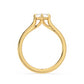 Solenne Marquise Diamond Four-Claw Solitaire Engagement Ring in 18ct Yellow Gold