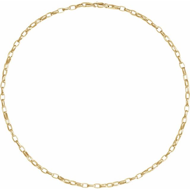 14k-yellow-gold--puffed-oval-cable-16"-chain