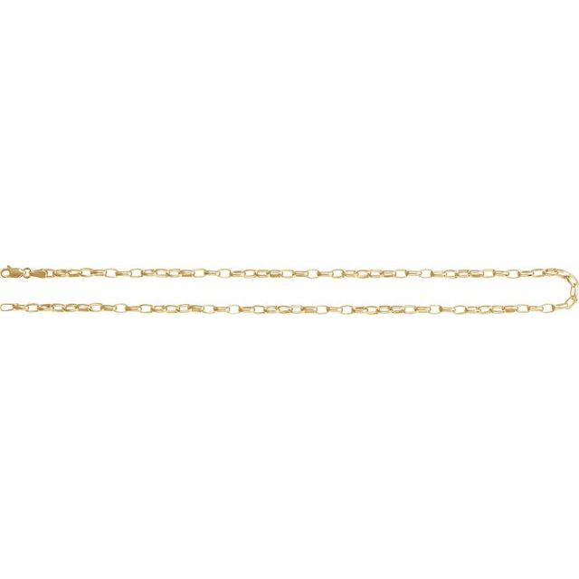 14k-yellow-gold--puffed-oval-cable-16"-chain