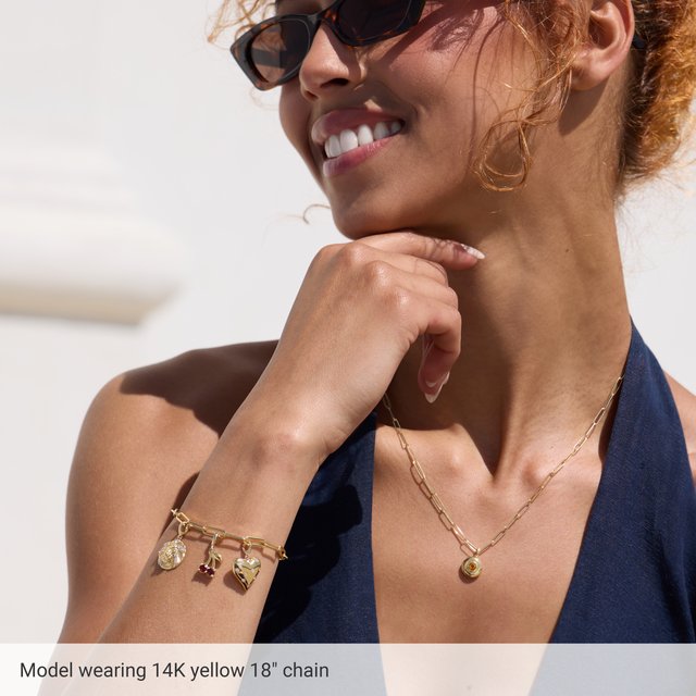 14k-yellow-gold--paperclip-style-16"-chain