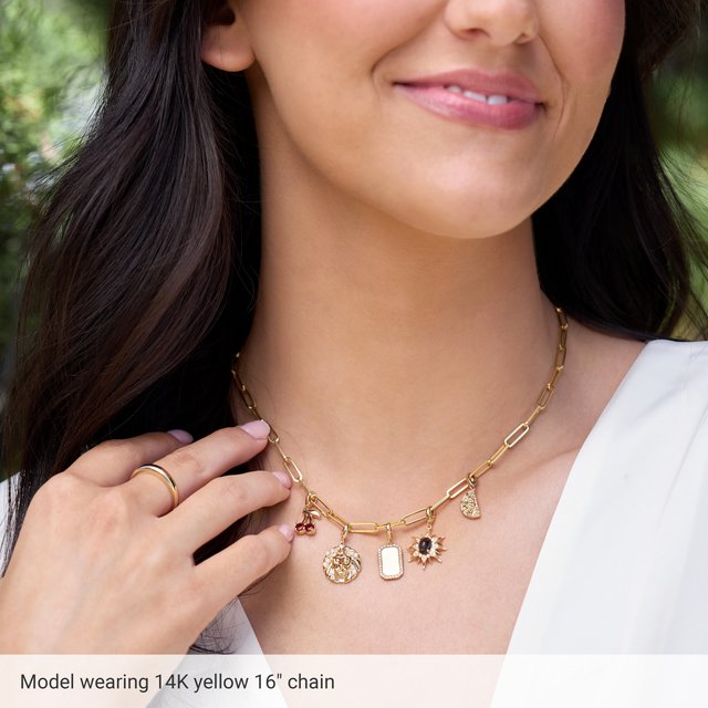 14k-yellow-gold--paperclip-style-16"-chain