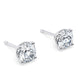 A classic design that beautifully showcases your chosen diamonds, held safely in a four-claw setting to let their natural sparkle take center stage.