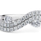 A beautiful symbol of two souls intertwined, Affinity features two pear-shaped diamonds that can be worn alone or together, creating a sparkling harmony that dances with every movement.