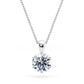 Refined and timeless, the Elara Pendant showcases your chosen diamond or gemstone in a classic six-claw setting. Designed to let light flow through the stone, it enhances the gem’s natural brilliance while offering effortless elegance.