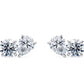 Bright and graceful, the Harmony Studs pair a round and pear-shaped diamond to symbolize balance and unity - perfect for adding a subtle yet meaningful sparkle to your look.