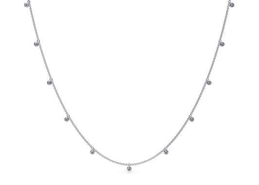 Our iconic tea design, now set with diamond drops for added movement and sparkle. The adjustable chain makes it an easy and versatile companion to wear day-to-day.