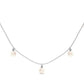 Find a selection of five Akoya pearls elegantly placed around the Naiad Necklace. A more ethereal touch to our Pearl Collection, this piece evokes the light airiness of water droplets, combined with discrete diamond accents.