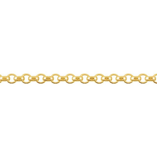14k-yellow-gold--hollow-diamond-cut-rolo-7"-chain