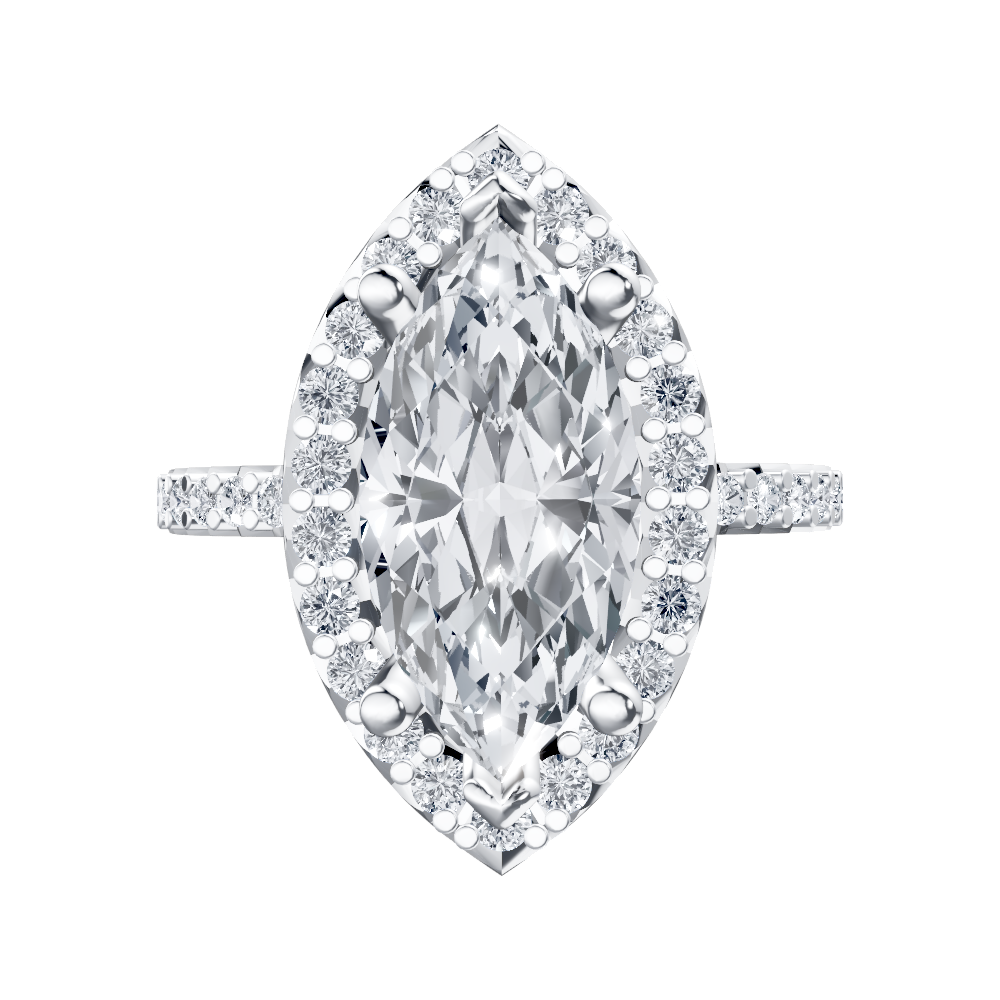 Image for 14K White Ring Mounting