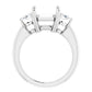 platinum-9-x--asscher-1/4-ctw-natural-diamond-semi-set-engagement-ring