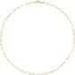 14k-yellow-gold--paperclip-style-16"-chain
