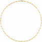 14k-yellow-gold--paperclip-style-7"-chain