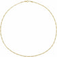 14k-yellow-gold--diamond-cut-figaro-16"-chain