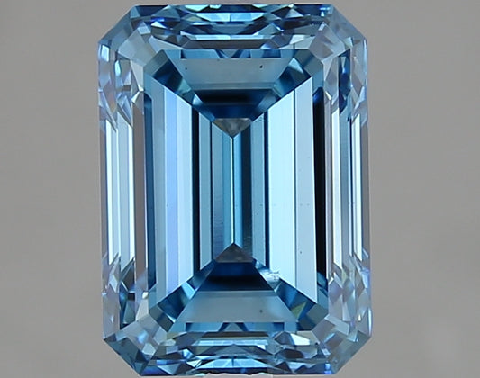 Emerald 2.01ct Fancy Vivid  Blue VS1